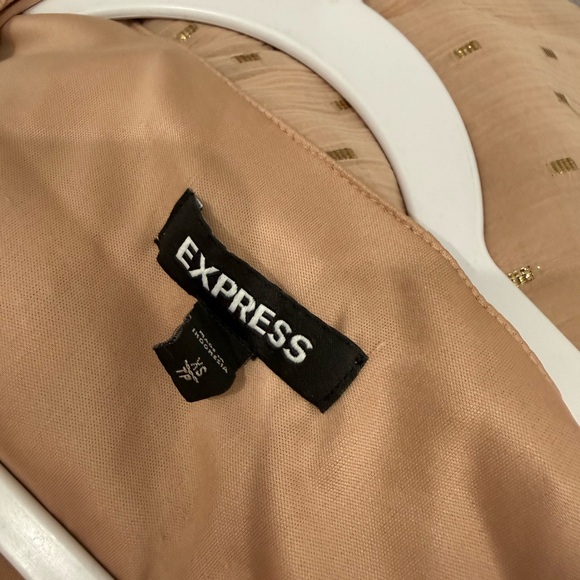 Express Blush Ruffled Maxi Dress - Picture 4 of 4